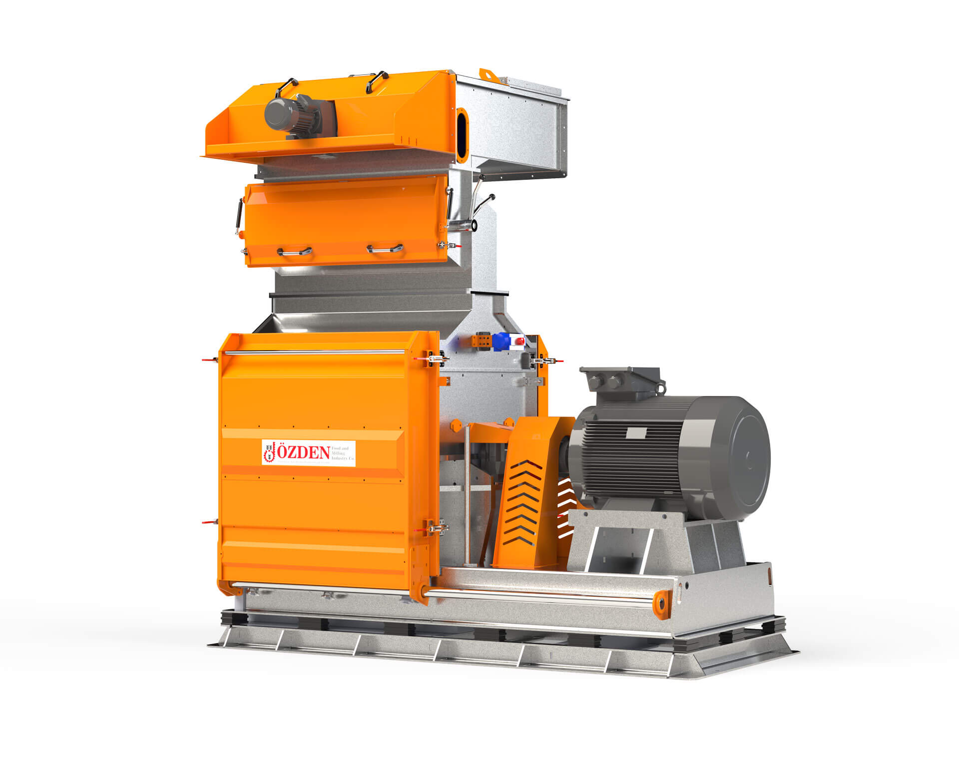 Broyeur A Marteaux || ÖZDEN FRAISEUSES D'ALIMENTATION - INDUSTRIE DE LA MOUTURE - Özden Feed Mill Machinery - Fabrication de machines pour usines d'aliments, usines de farine, usines de sel - Installation d'équipements, Aspirateur, Broyeur à marteaux, Balance d'ensachage, Rouleau double, Sasor de déchets, Élévateur, Sasor de semoule, Filtre à jet, Écortiqueur, Tamis carré, Brosse à son, Tableau de commande, Convoyeur à vis, Séparateur Vibro, Trieur, Rotoflow, Séparateur de pierres, Rouleau simple, Presse à granulés, Mélangeur de mélasse, Broyeur à marteaux, Mélangeur, Accessoires.